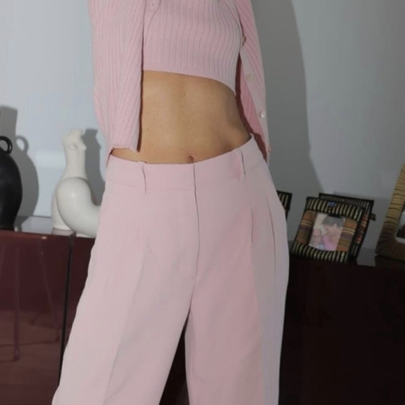 WILFRED Effortless Pant Crop Poetic Pink ARITZIA 2 - Picture 3 of 10